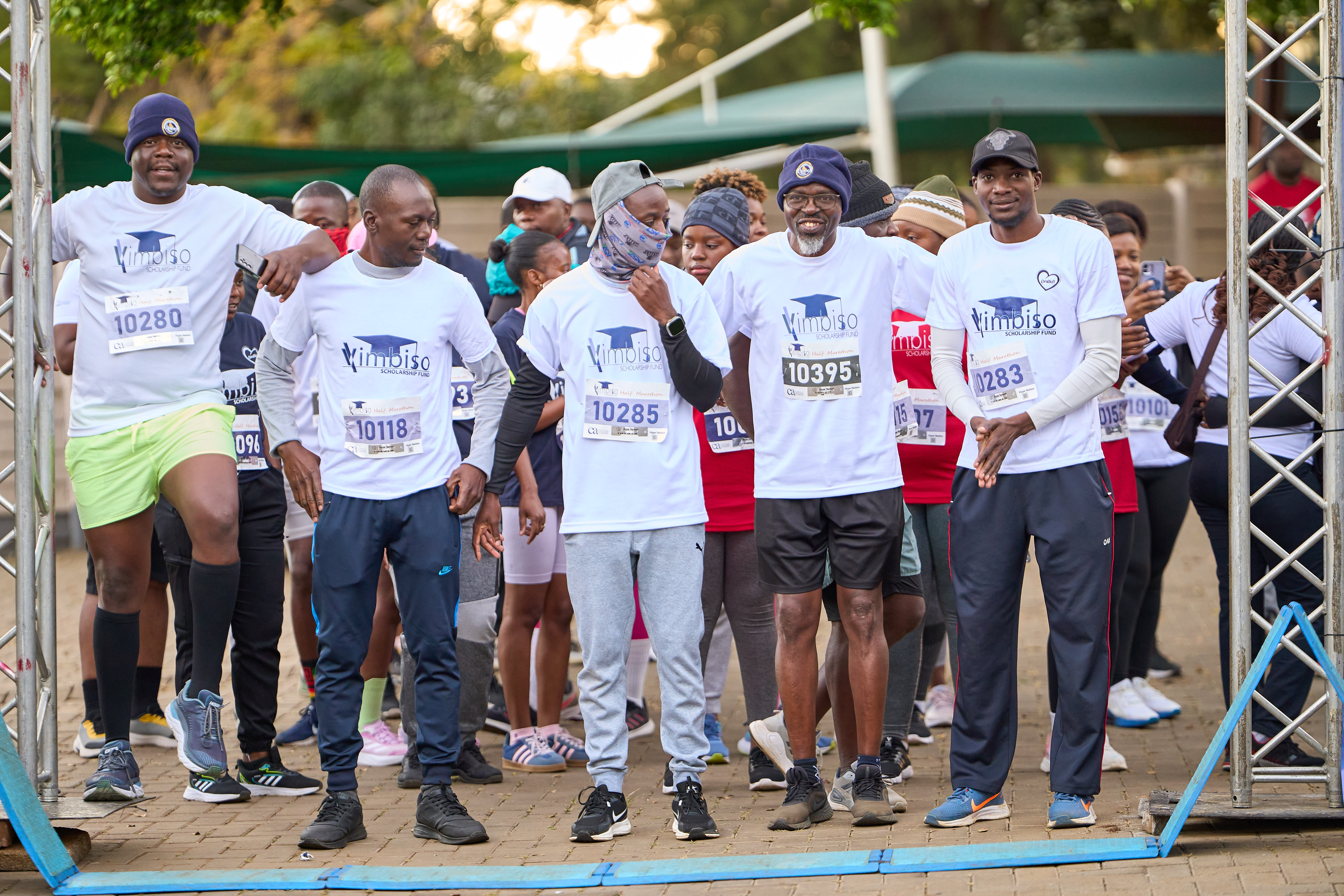 Attendees networking at a tech meetup